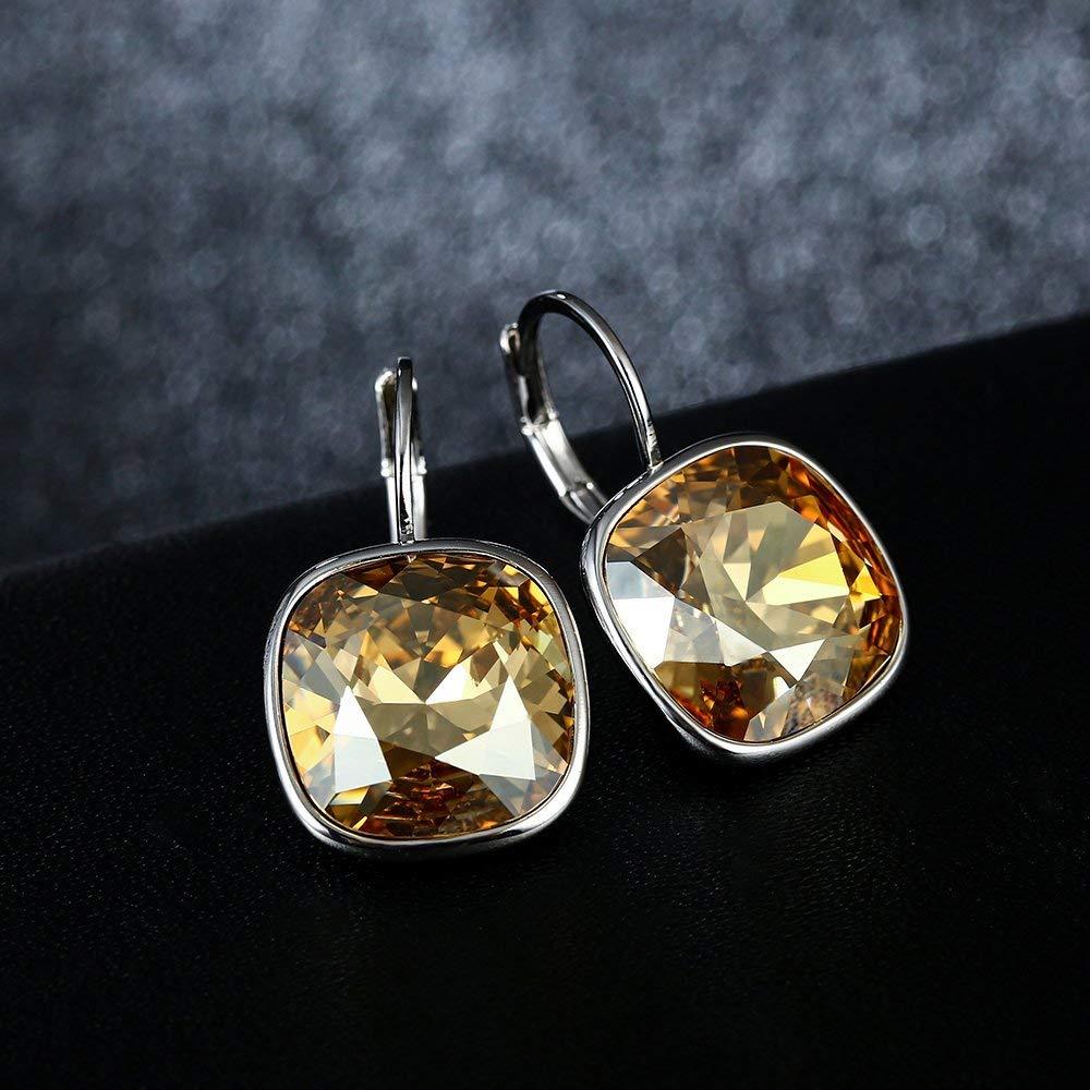 0.55 CT Mini Bella Leverback Earring - 4 Options Available ITALY Design Elsy Style Earring