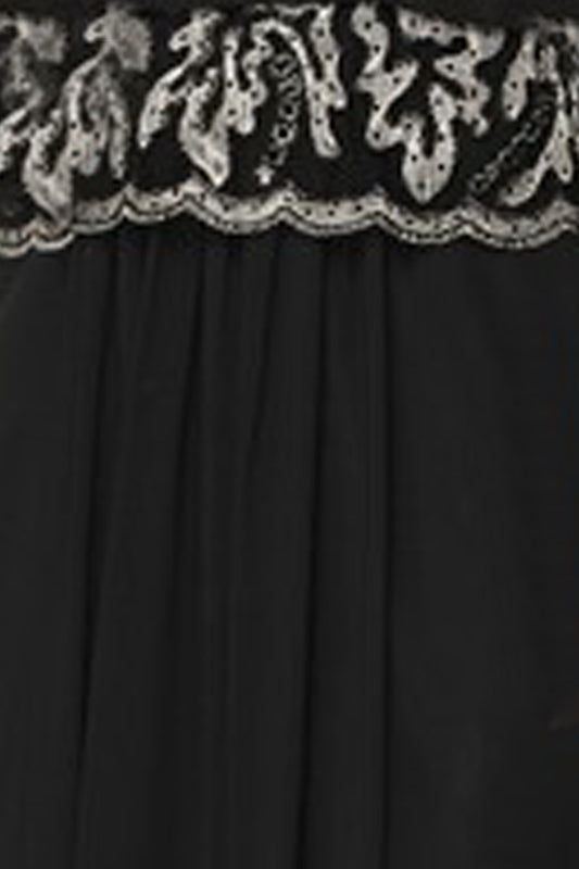 3/4 Sleeves Front Beading Embroidered Bodice Long Mother Of The Bride Dress JT634 Elsy Style Mother of the Bride Dress