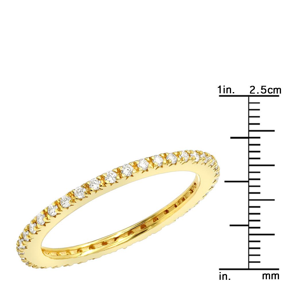 3mm  Crystal Band Ring 2 Colors Available Elsy Style Rings