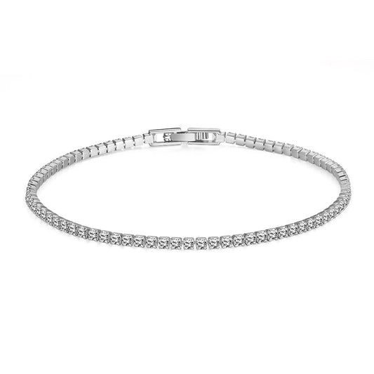 8.00 CTTW Certified Gemstone Tennis Bracelet in 18K Gold Plating - 15 Options Elsy Style Bracelet