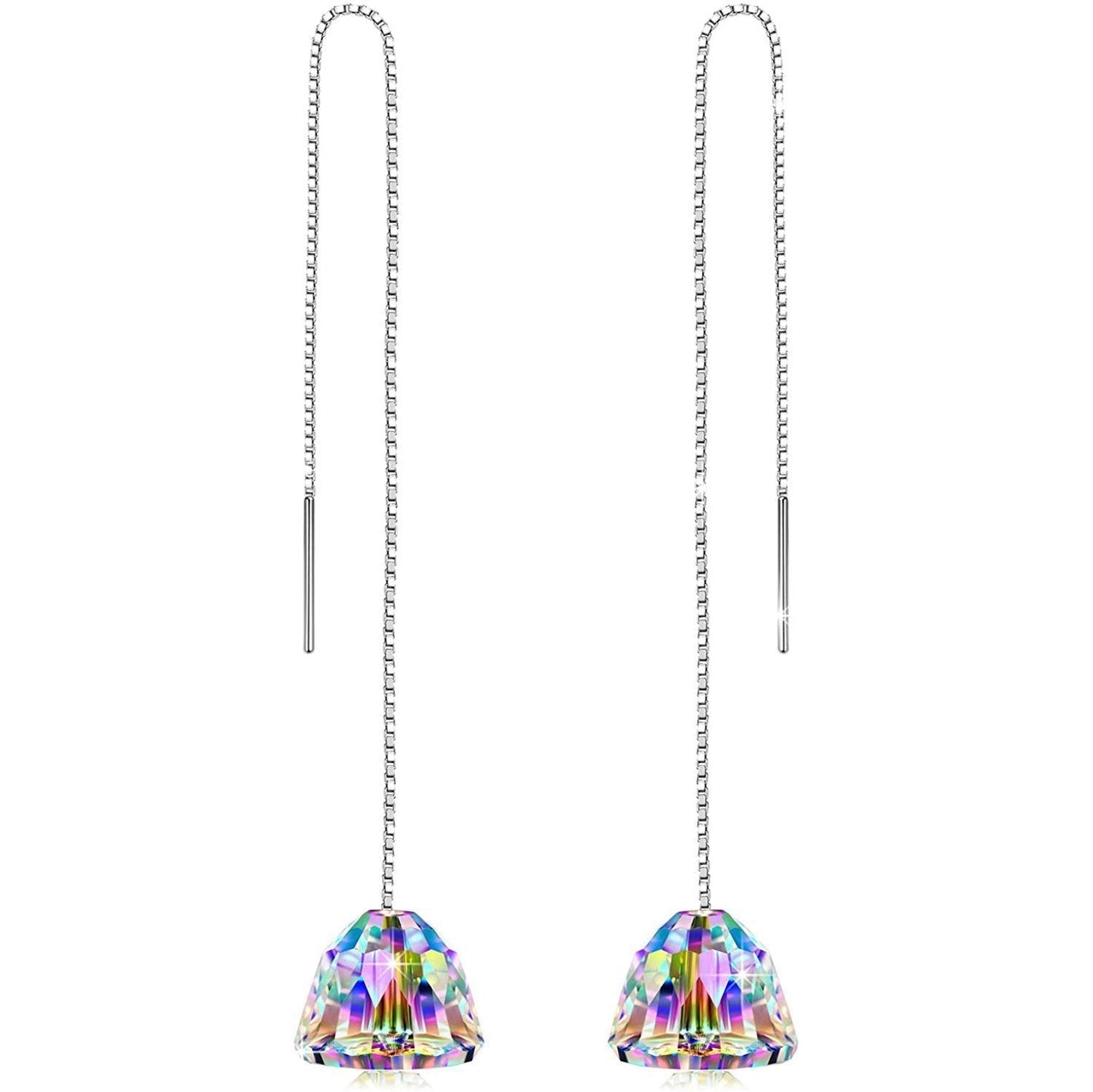 Aurora Borilles Chandellier threader Drop Earring ITALY Design Elsy Style Earring