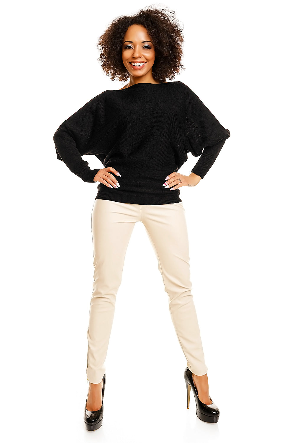 Bat style blouse model 84284 Elsy Style Sweaters, Pullovers, Jumpers, Turtlenecks, Boleros, Shrugs