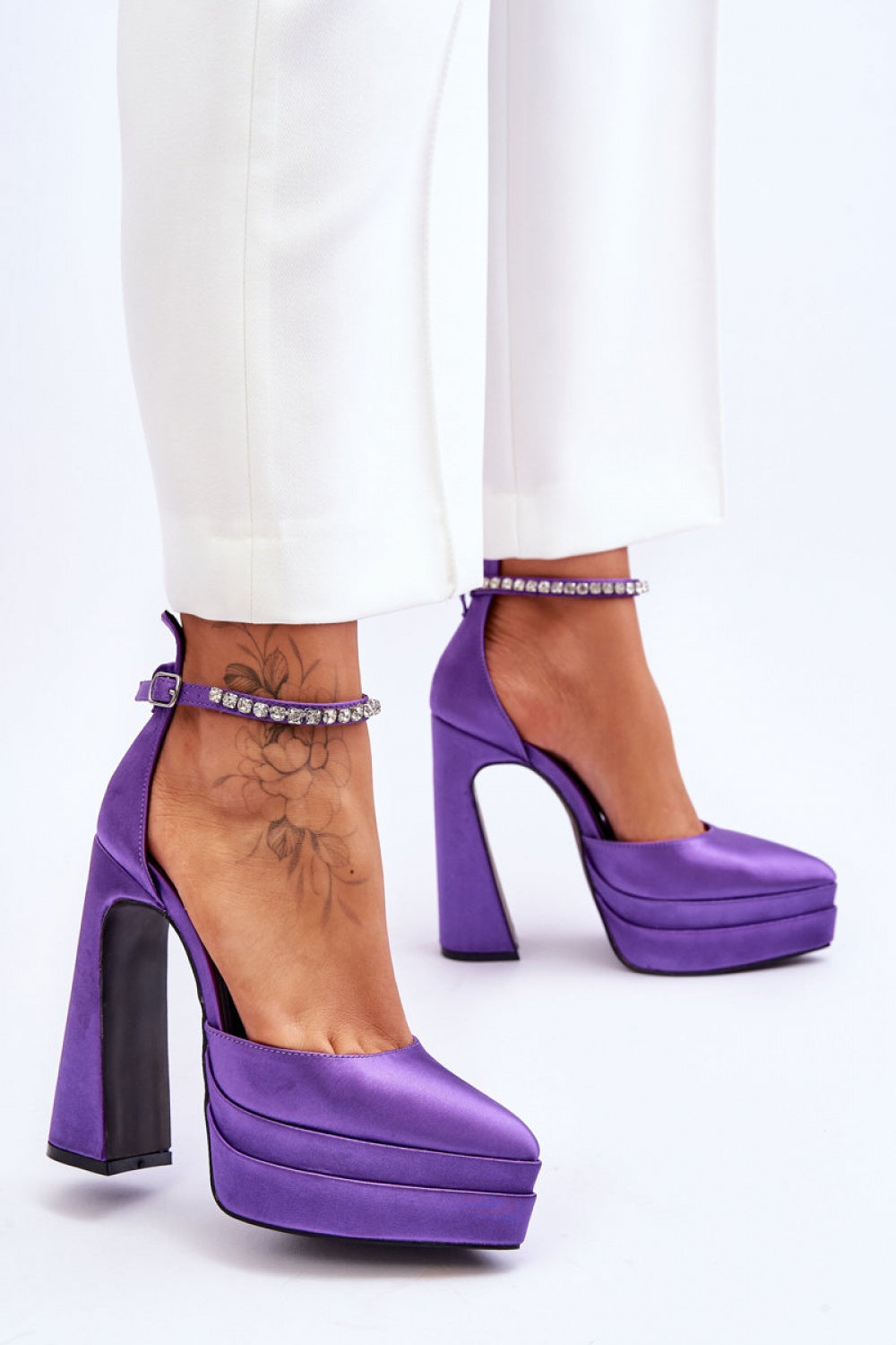 Block heel pumps model 180684 Elsy Style High Heel Pumps