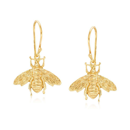 Bumblee Bee Drop Earringin 18K Gold Plated Elsy Style Earring