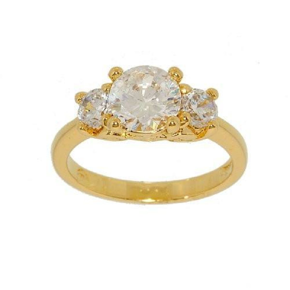 Classic Three Stone Engagement Interesting Side Detail Ring Elsy Style Ring