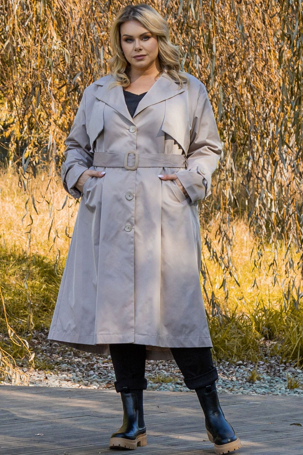 Coat plus size model 171491 Elsy Style Women's, jackets, coats of large size