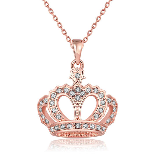 Elements Crown Pendant Necklace Elsy Style Necklaces