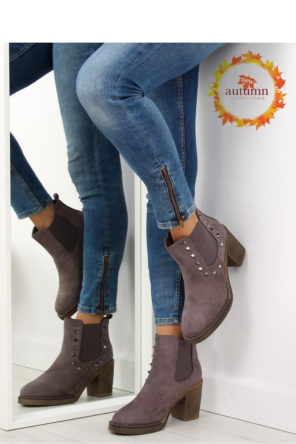 Heel boots model 122184 Elsy Style Women`s Ankle Boots & Booties