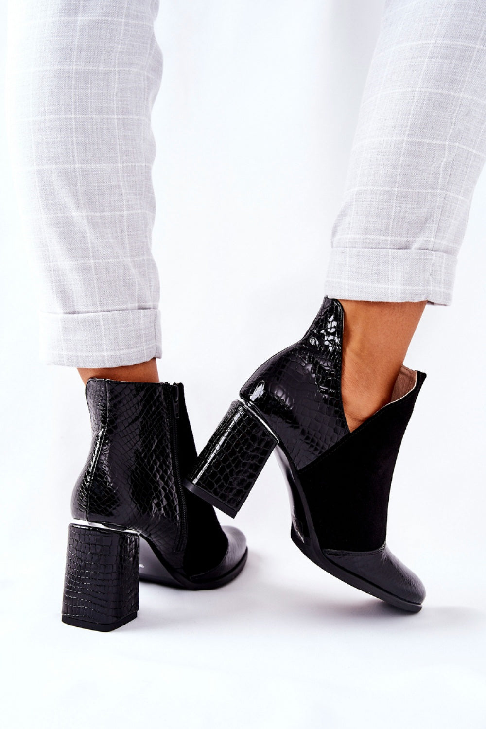 Heel boots model 173430 Elsy Style Women`s Ankle Boots & Booties