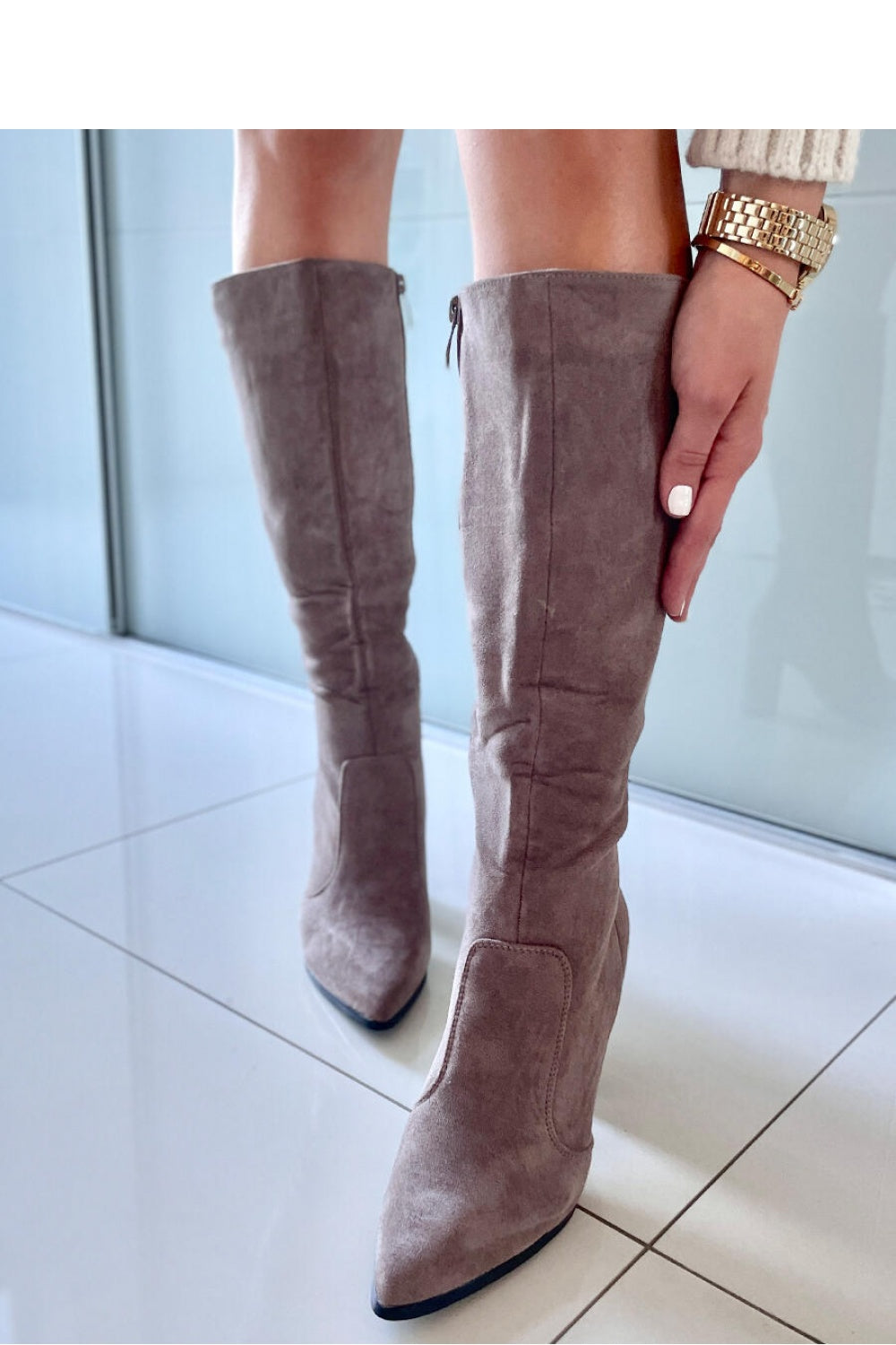 Heel boots model 173549 Elsy Style Over the Knee High Boots, Thigh High Boots