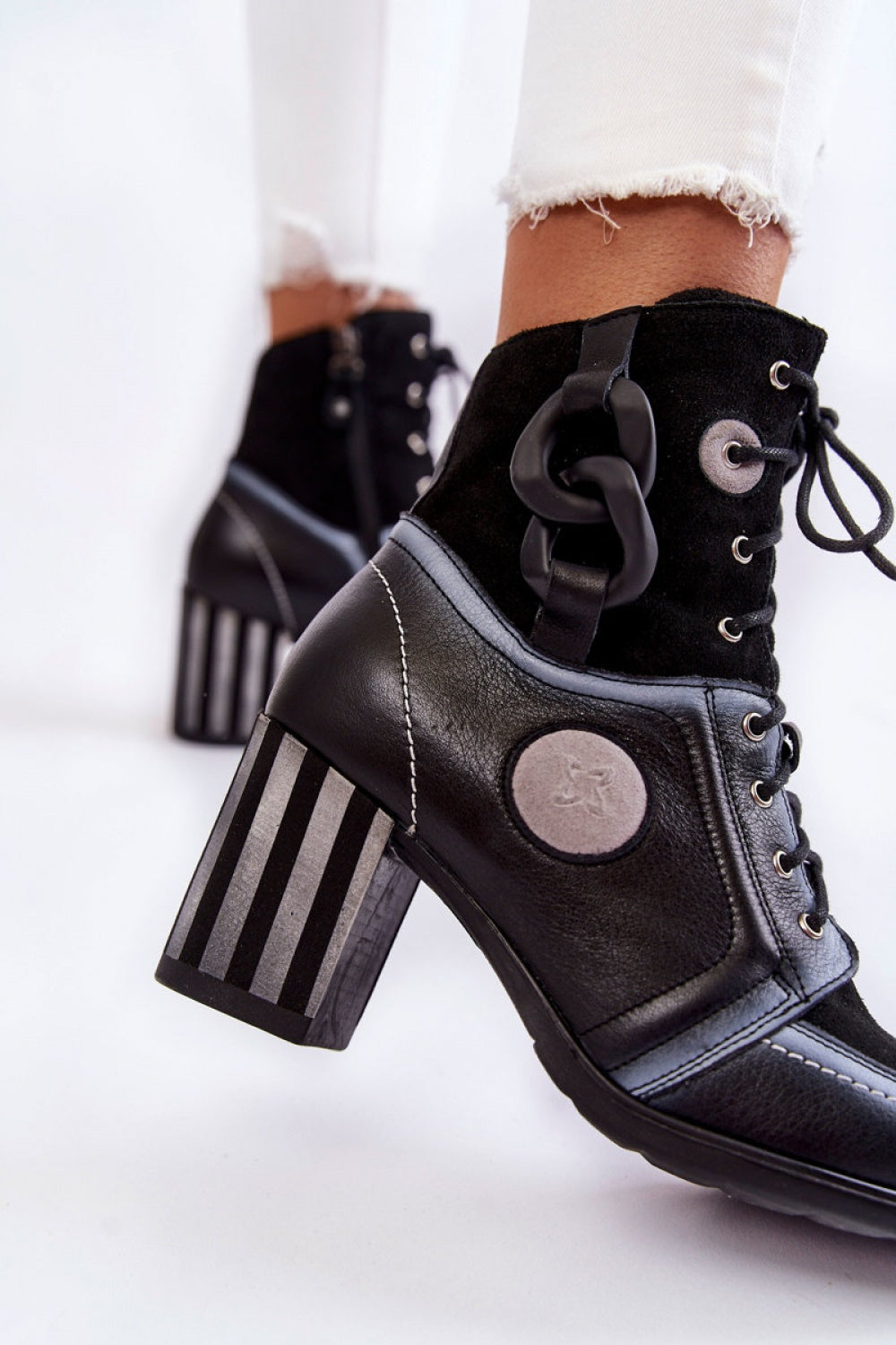 Heel boots model 173757 Elsy Style Women`s Ankle Boots & Booties