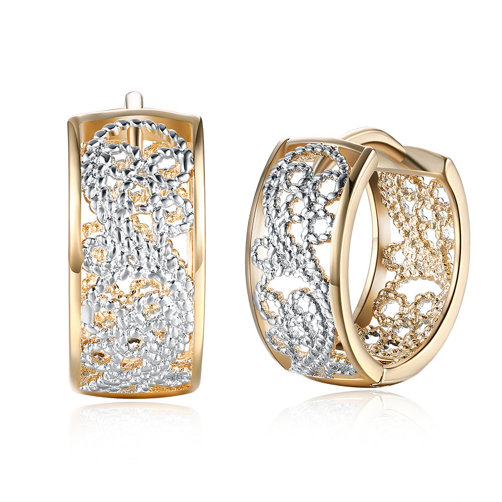 Huggie Earring in 18K Gold Plated Elsy Style Earring