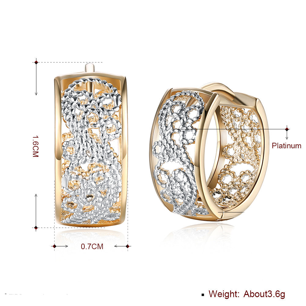 Huggie Earring in 18K Gold Plated Elsy Style Earring