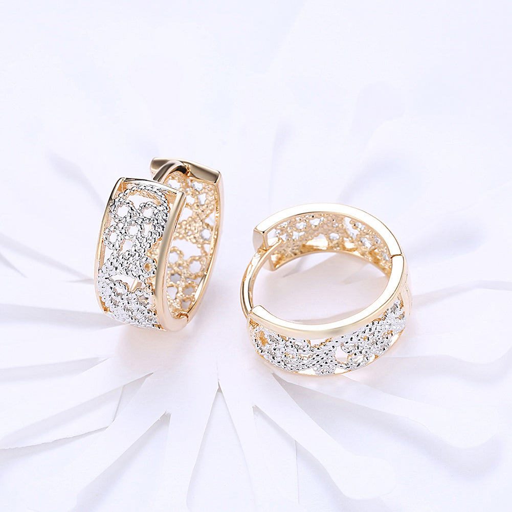 Huggie Earring in 18K Gold Plated Elsy Style Earring