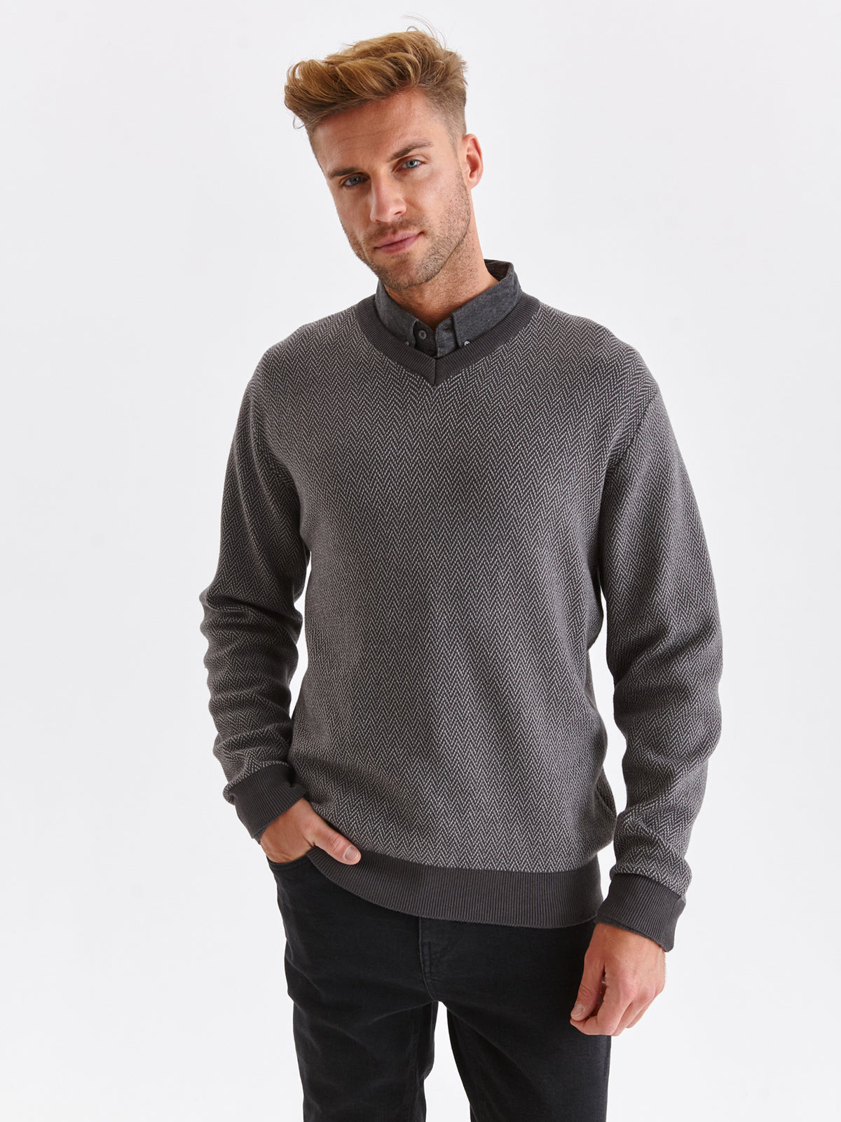 Jumper model 174252 Elsy Style Cardigans, Pullovers, Turtlenecks for Men