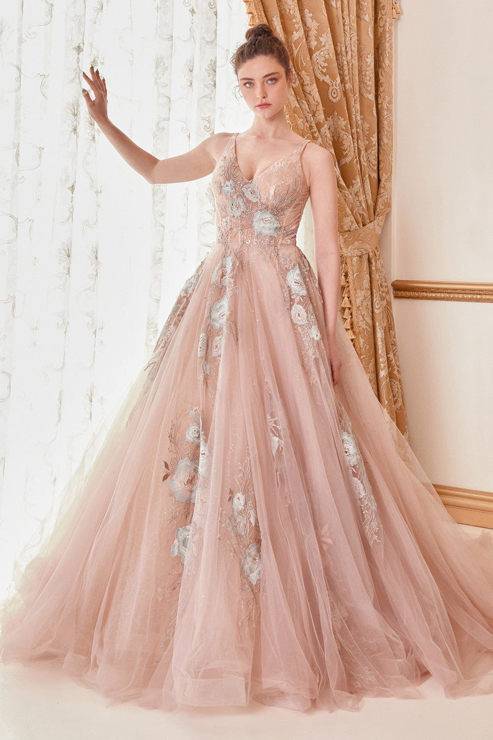 LILIAN TULLE BALL GOWN ALA0893 Elsy Style All dresses