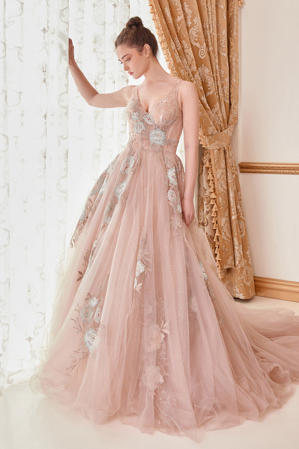 LILIAN TULLE BALL GOWN ALA0893 Elsy Style All dresses