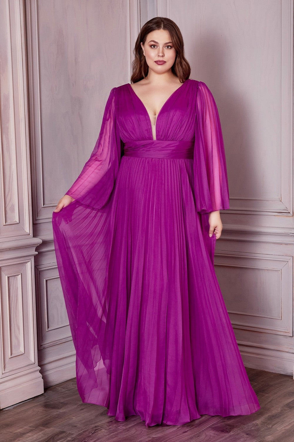 Plus size clearance purple bridesmaid dresses