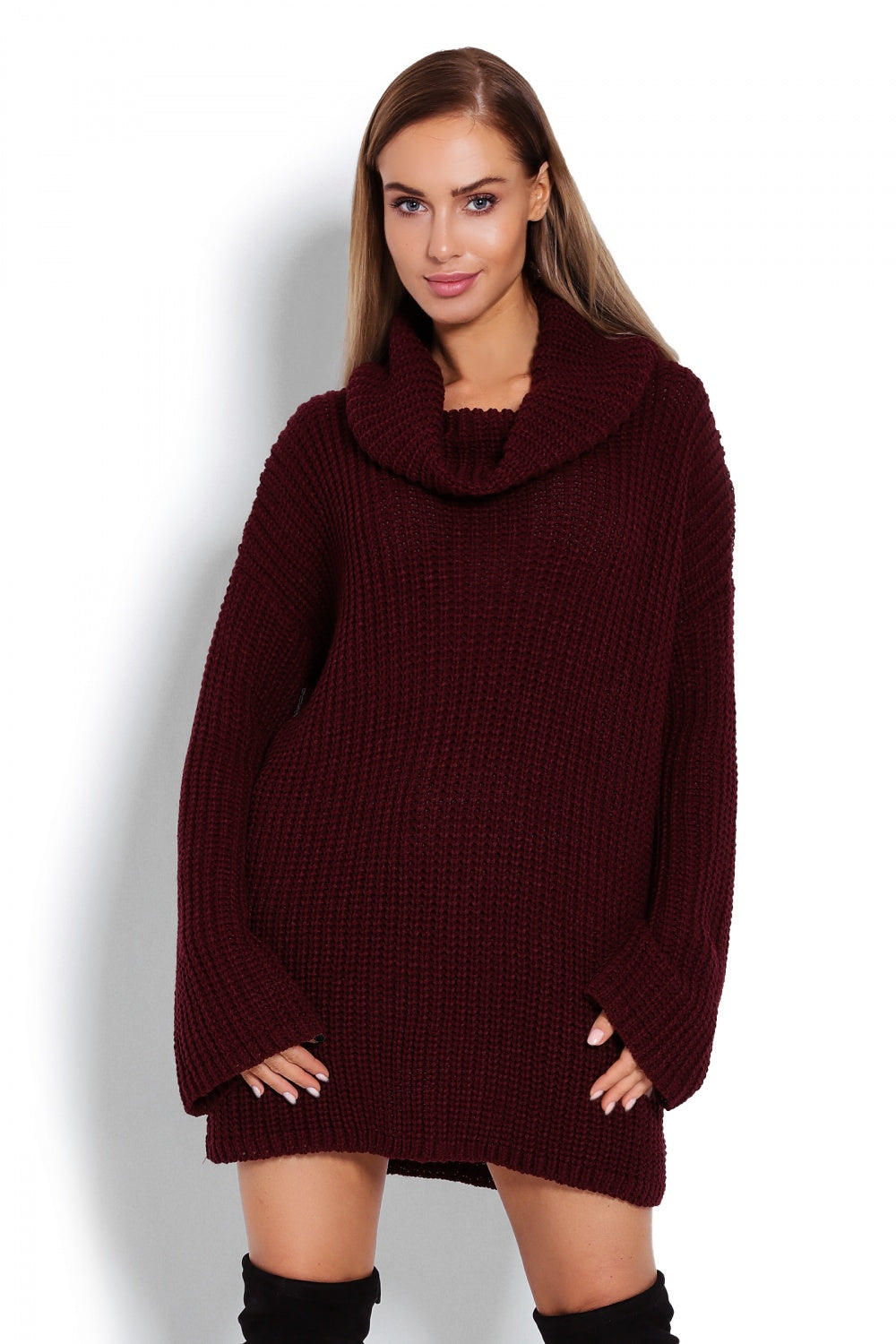 Long jumper model 122929 Elsy Style Sweaters, Pullovers, Jumpers, Turtlenecks, Boleros, Shrugs