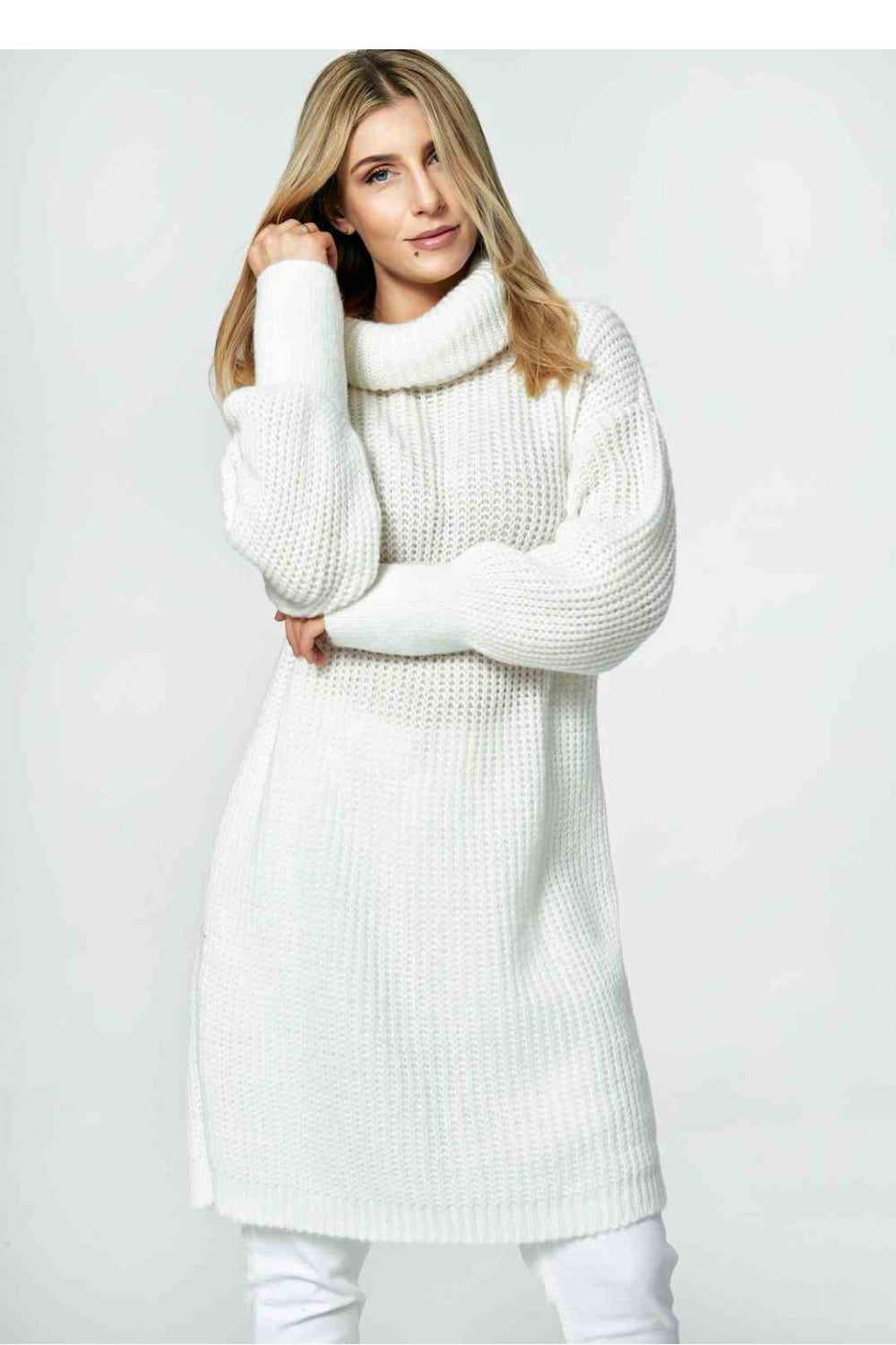 Long jumper model 172205 Elsy Style Sweaters, Pullovers, Jumpers, Turtlenecks, Boleros, Shrugs