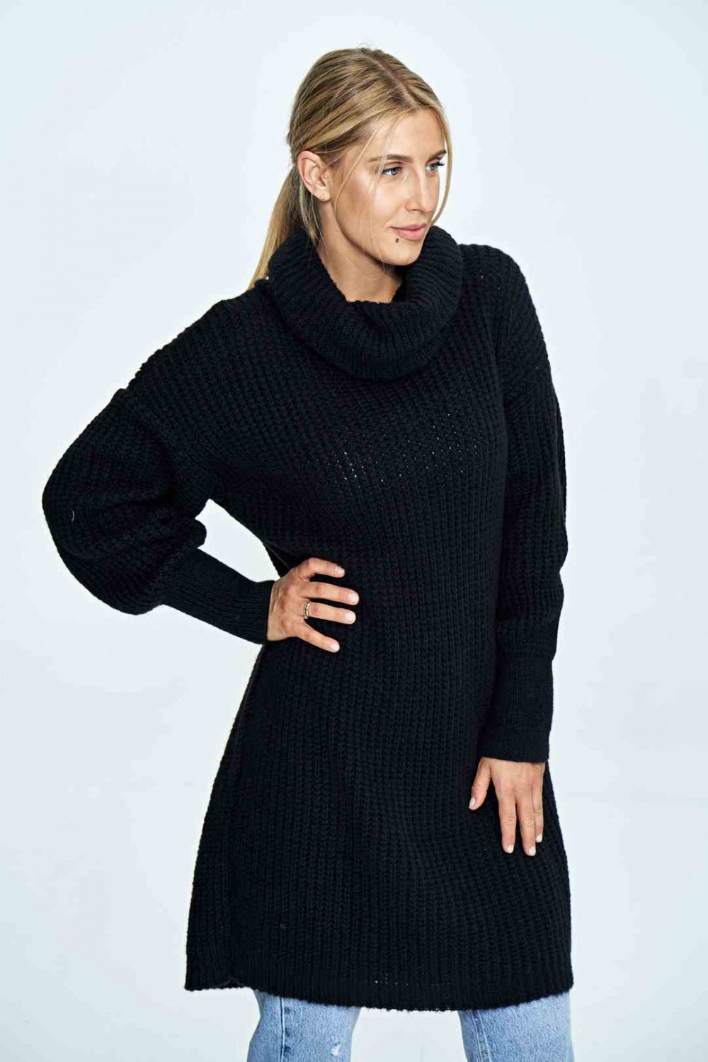 Long jumper model 172213 Elsy Style Sweaters, Pullovers, Jumpers, Turtlenecks, Boleros, Shrugs