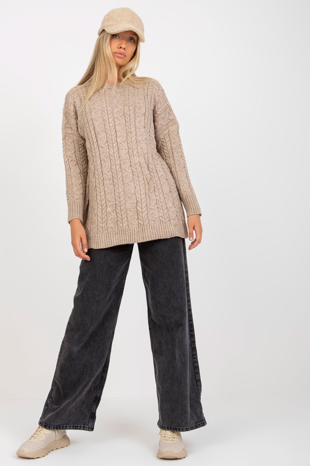 Long jumper model 174741 Elsy Style Sweaters, Pullovers, Jumpers, Turtlenecks, Boleros, Shrugs