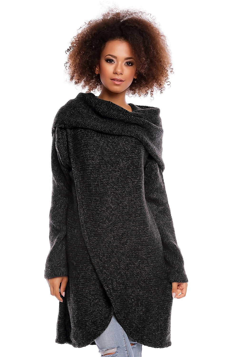 Long jumper model 84298 Elsy Style Sweaters, Pullovers, Jumpers, Turtlenecks, Boleros, Shrugs