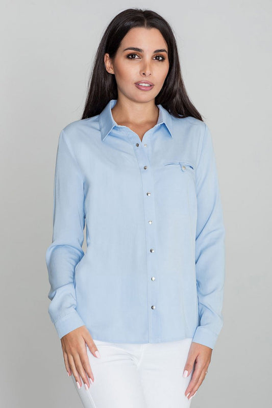 Long sleeve shirt model 111030 Elsy Style Shirts for Women