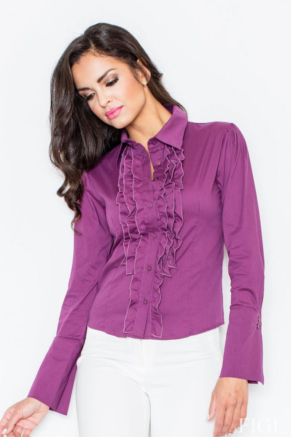 Long sleeve shirt model 111781 Elsy Style Shirts for Women