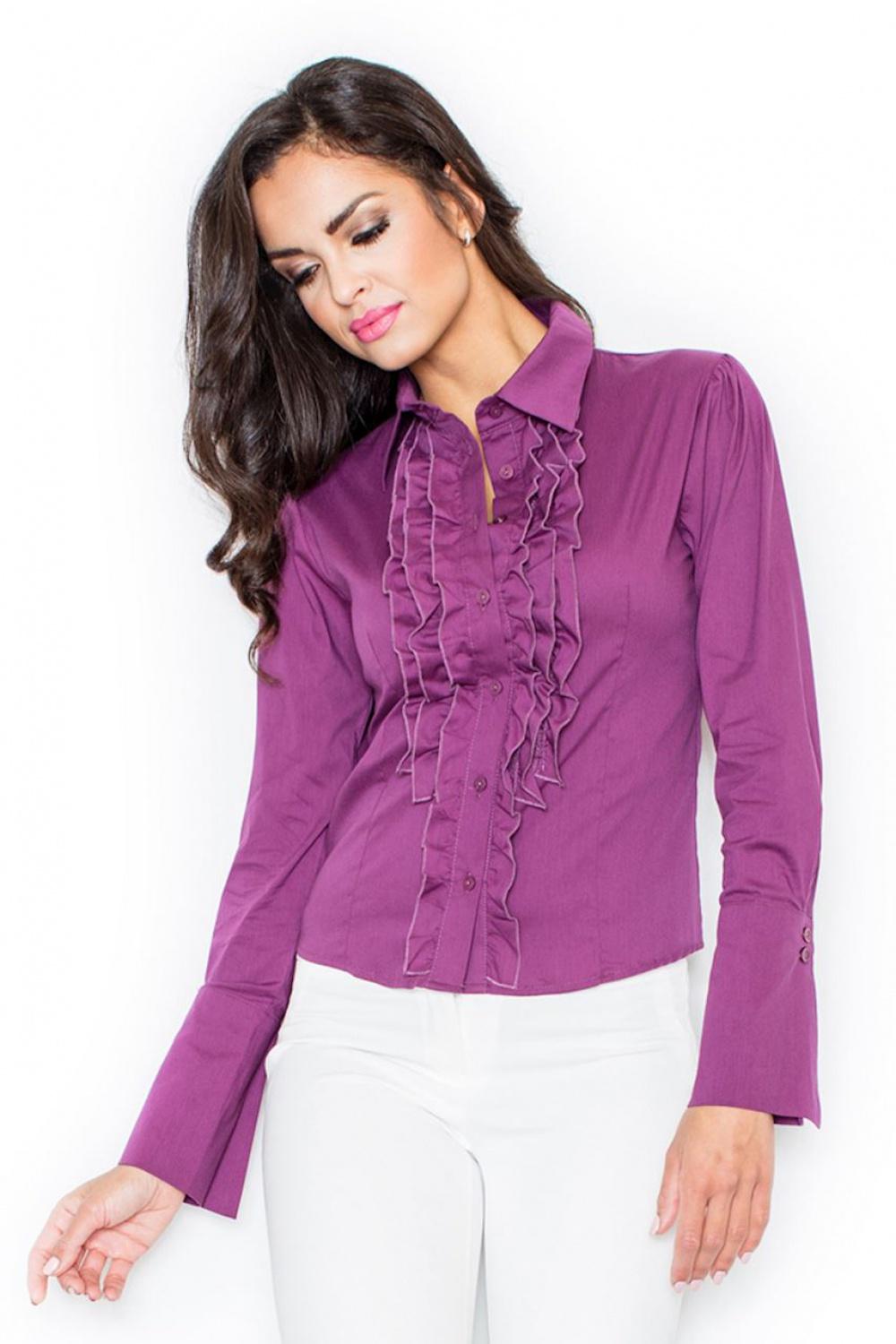 Long sleeve shirt model 111781 Elsy Style Shirts for Women