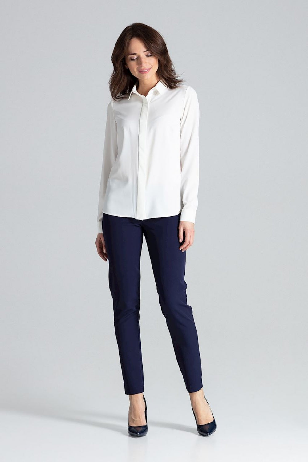 Long sleeve shirt model 133244 Elsy Style Shirts for Women