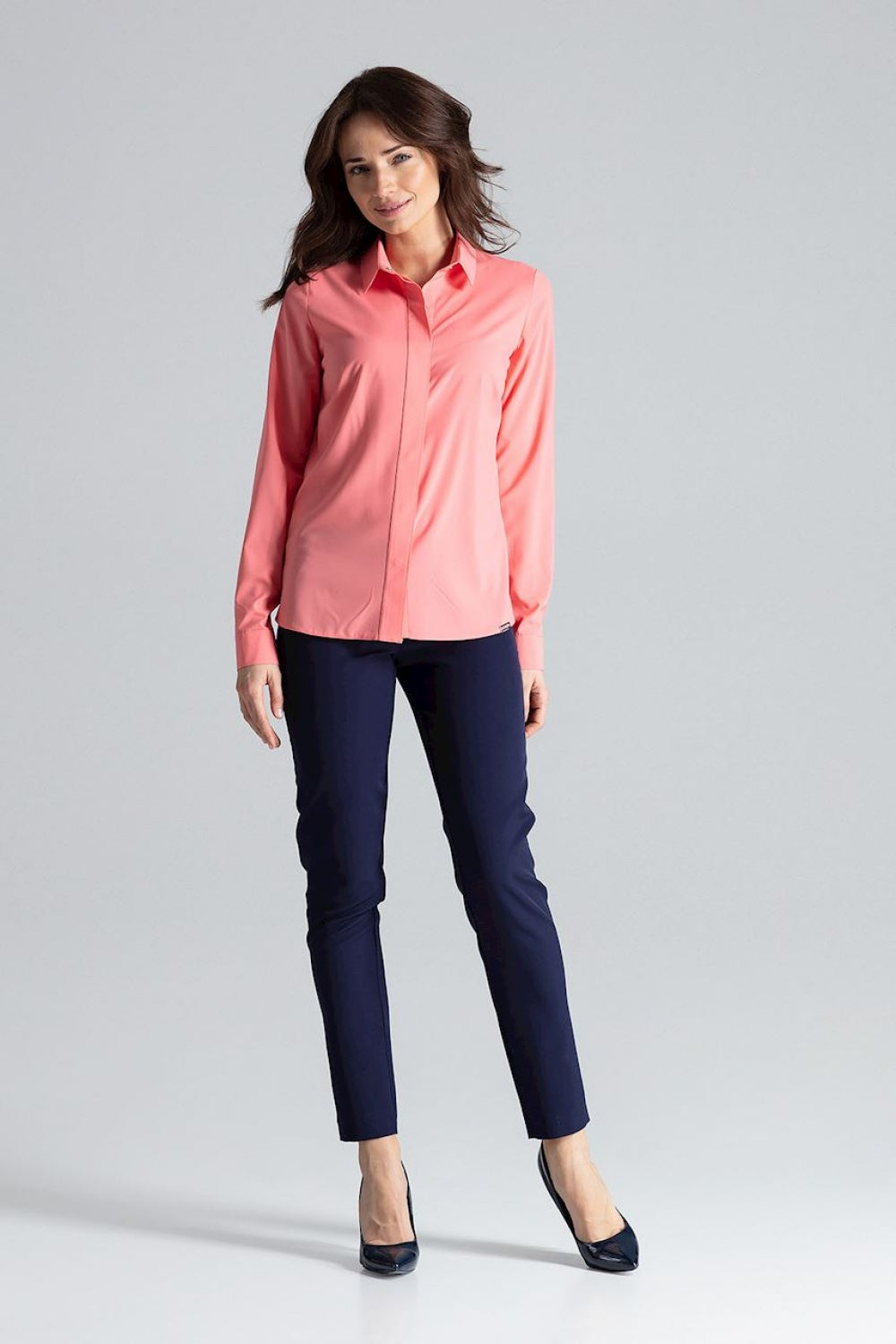 Long sleeve shirt model 133245 Elsy Style Shirts for Women