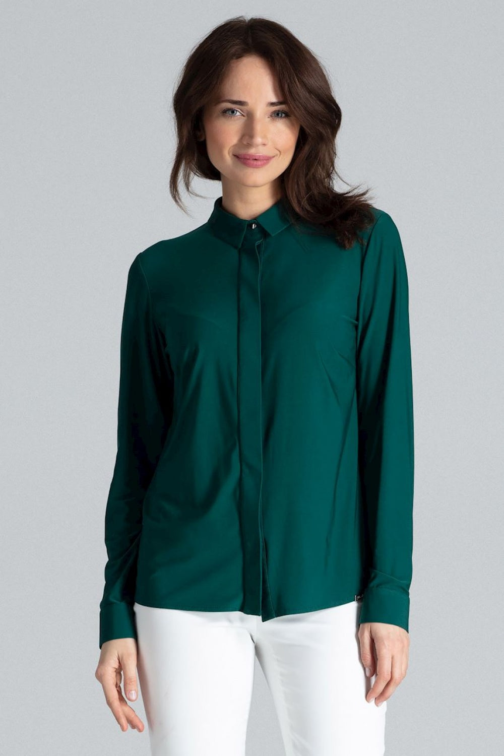 Long sleeve shirt model 133246 Elsy Style Shirts for Women