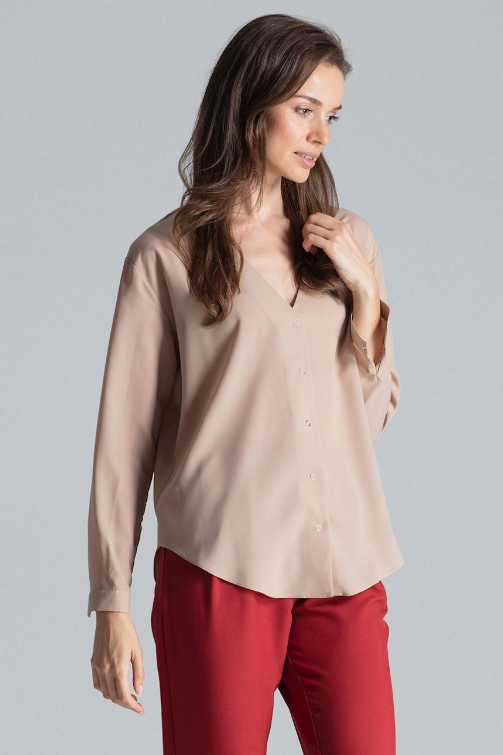 Long sleeve shirt model 135809 Elsy Style Shirts for Women