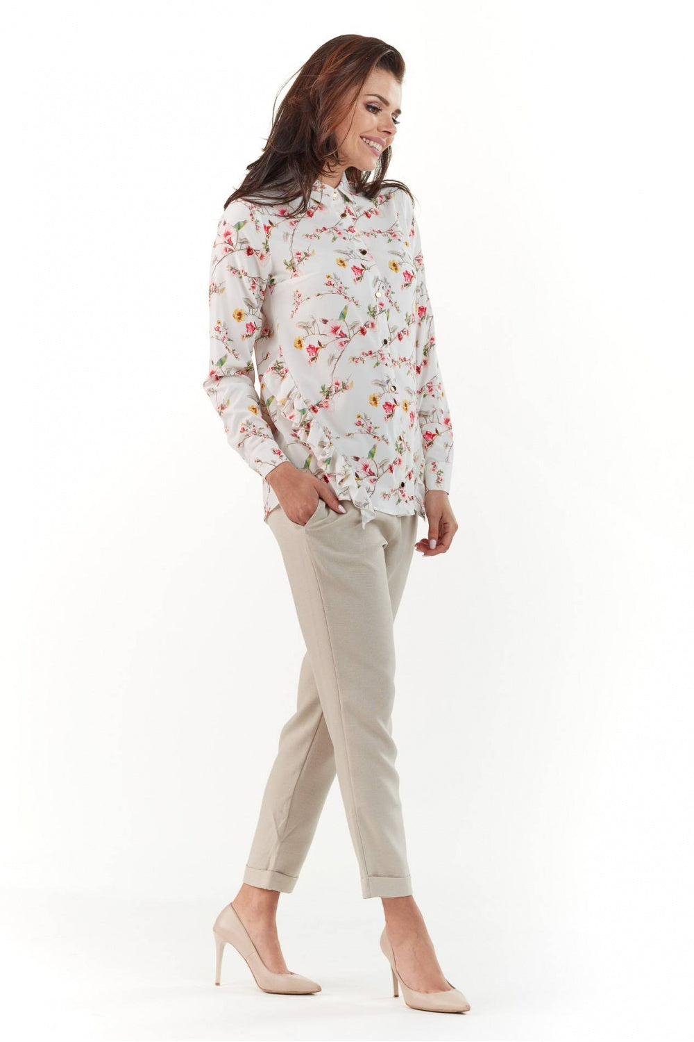 Long sleeve shirt model 140051 Elsy Style Shirts for Women