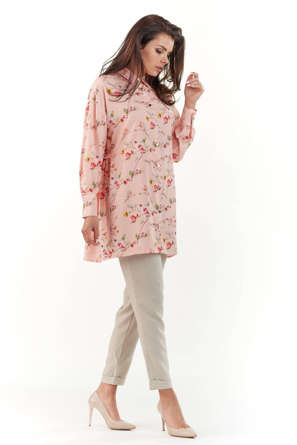 Long sleeve shirt model 140058 Elsy Style Shirts for Women