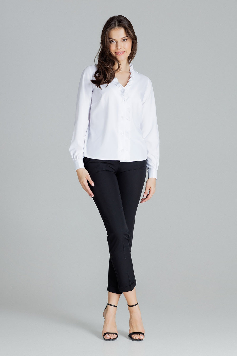 Long sleeve shirt model 143921 Elsy Style Shirts for Women