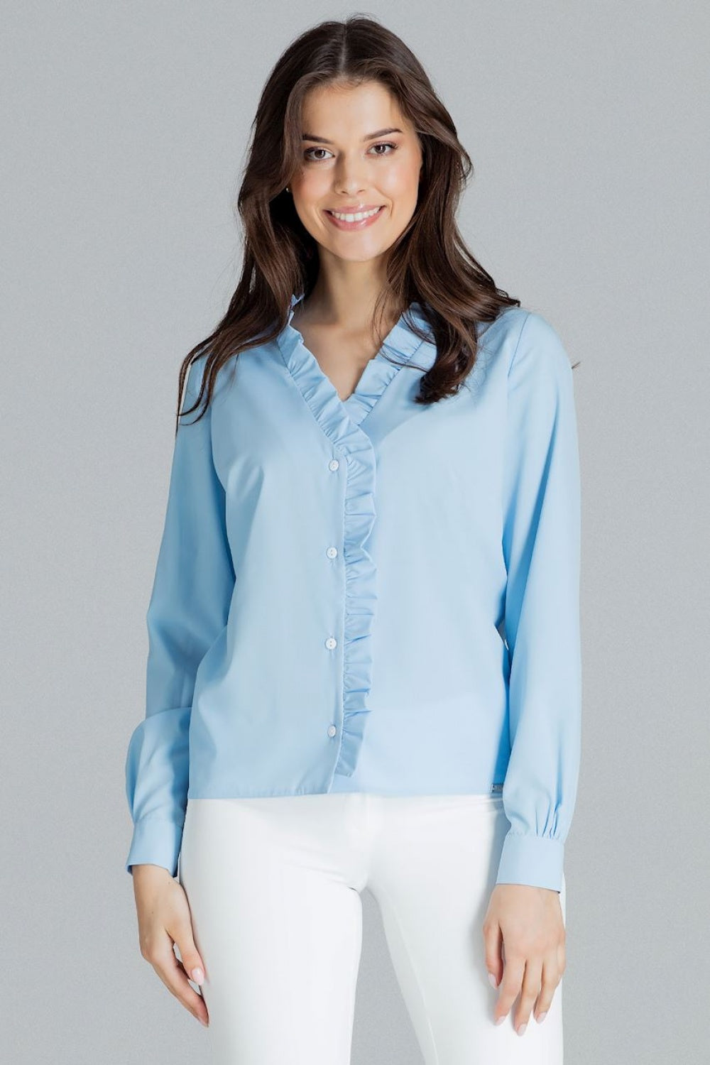 Long sleeve shirt model 143922 Elsy Style Shirts for Women