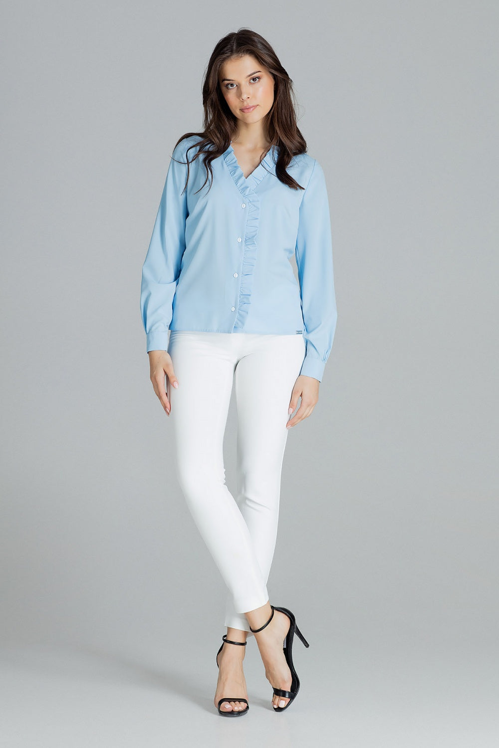 Long sleeve shirt model 143922 Elsy Style Shirts for Women