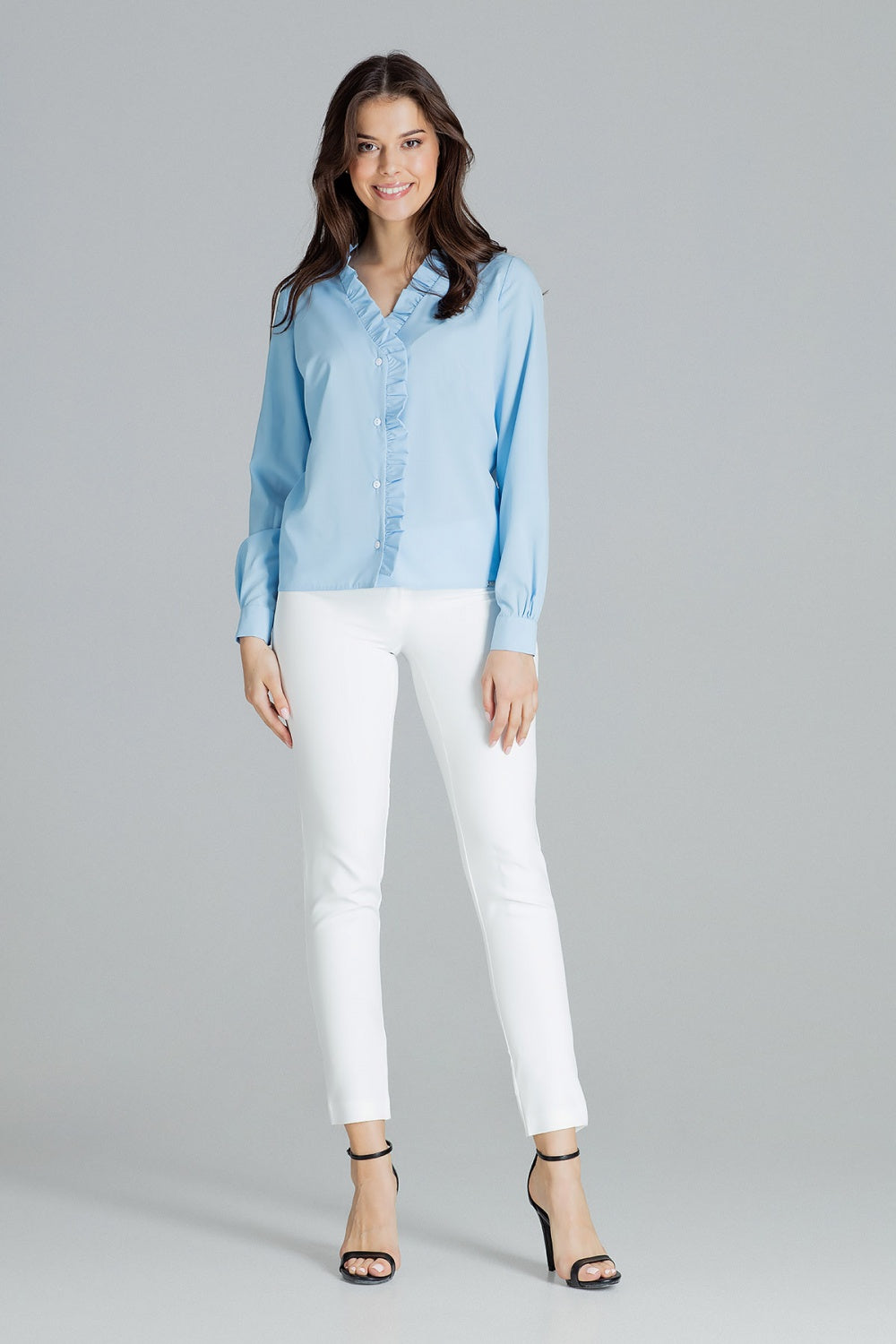 Long sleeve shirt model 143922 Elsy Style Shirts for Women