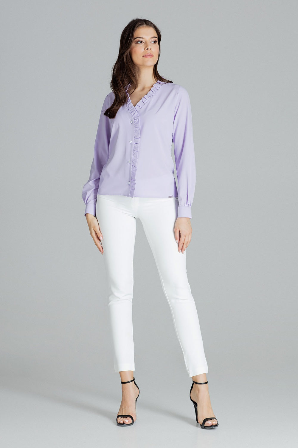 Long sleeve shirt model 143923 Elsy Style Shirts for Women