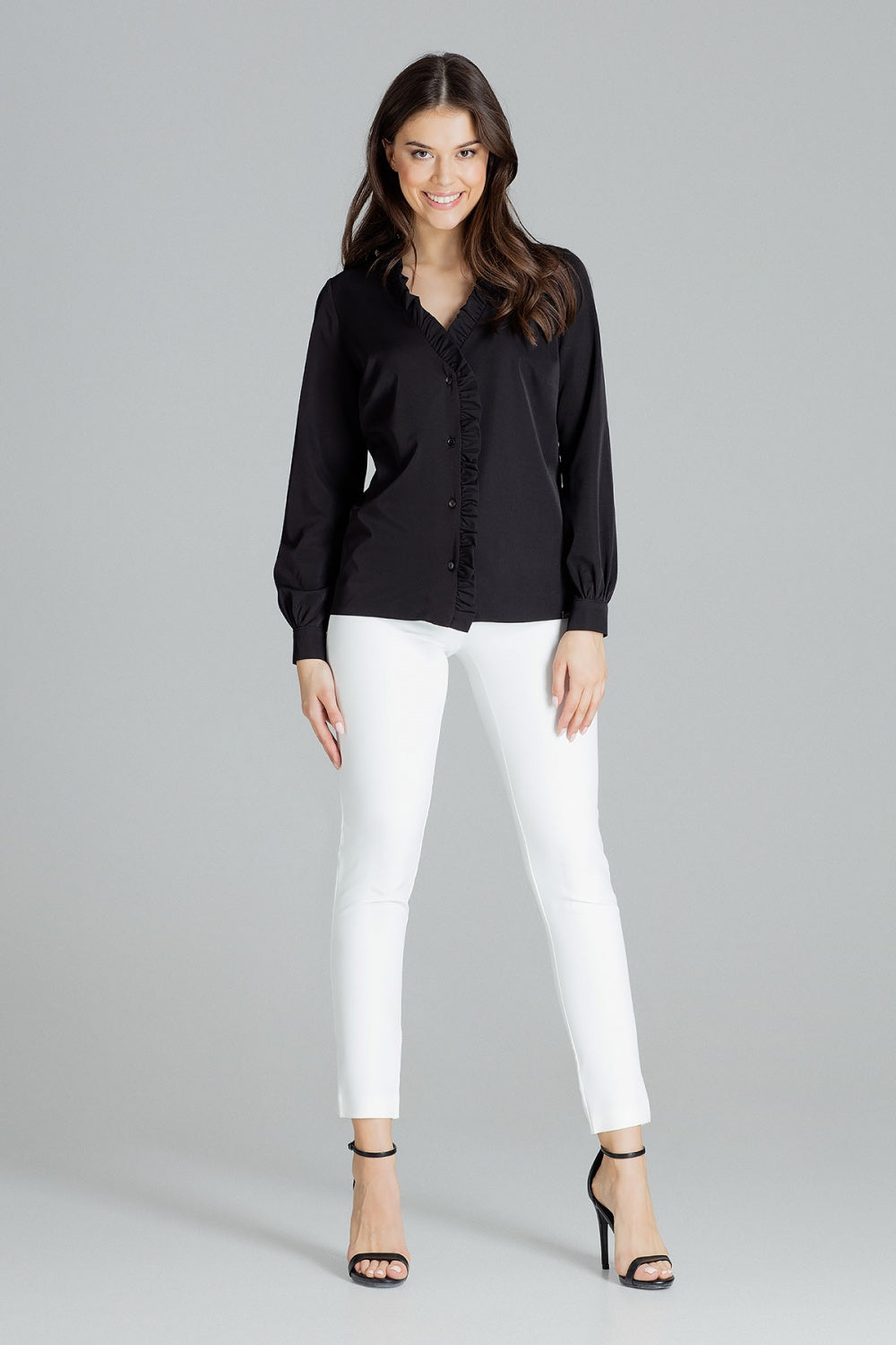 Long sleeve shirt model 143924 Elsy Style Shirts for Women