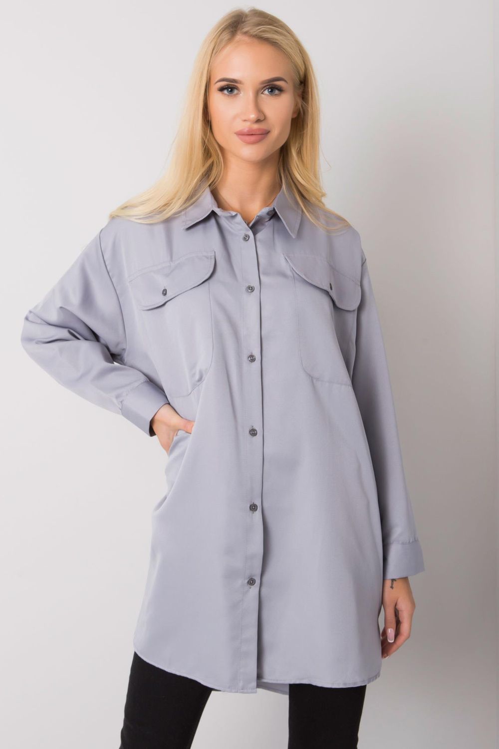 Long sleeve shirt model 160758 Elsy Style Shirts for Women