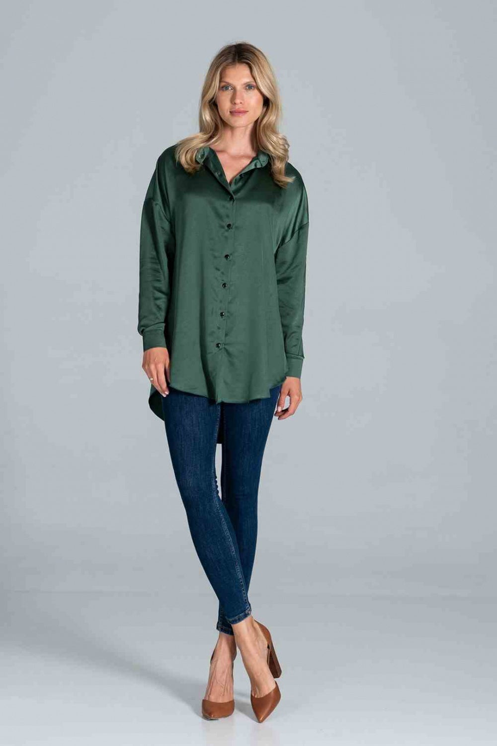 Long sleeve shirt model 172270 Elsy Style Shirts for Women