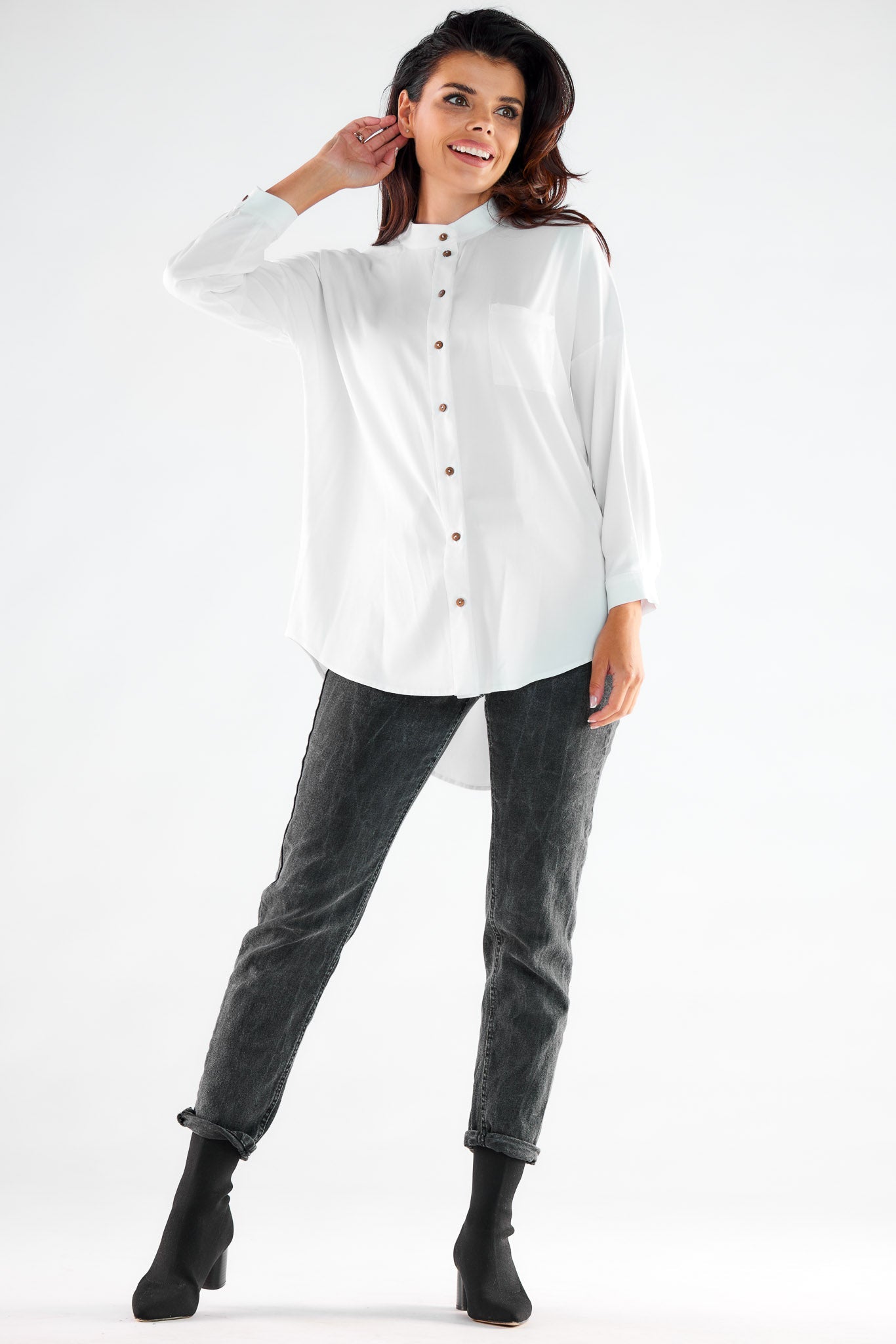 Long sleeve shirt model 173921 Elsy Style Shirts for Women