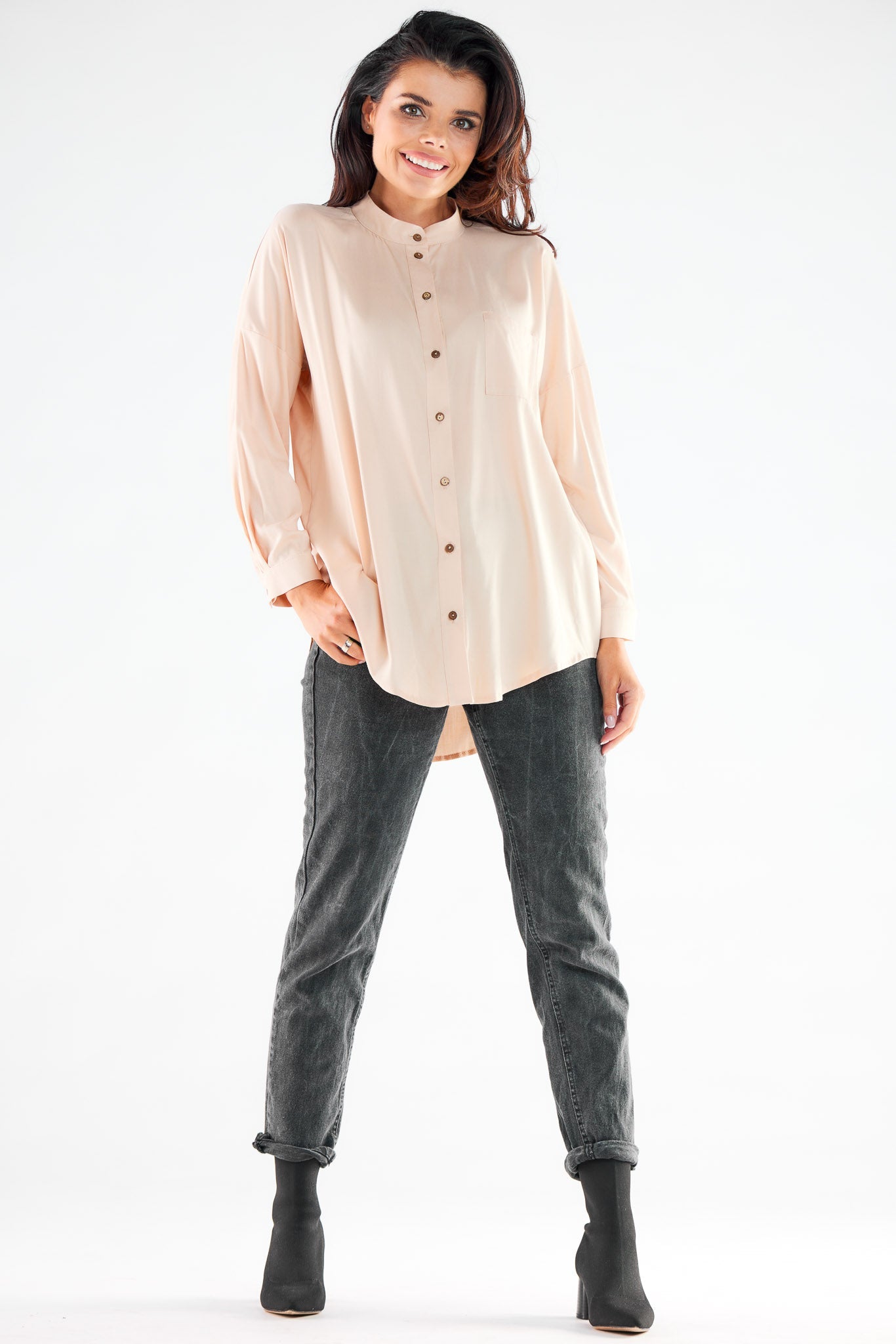 Long sleeve shirt model 173924 Elsy Style Shirts for Women