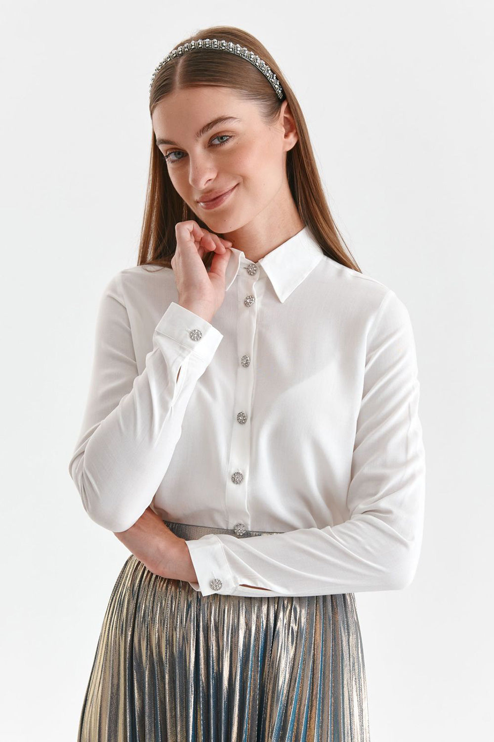 Long sleeve shirt model 173958 Elsy Style Shirts for Women