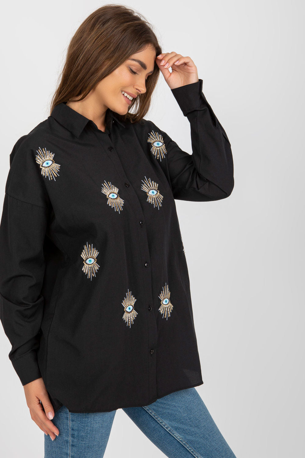 Long sleeve shirt model 181619 Elsy Style Shirts for Women