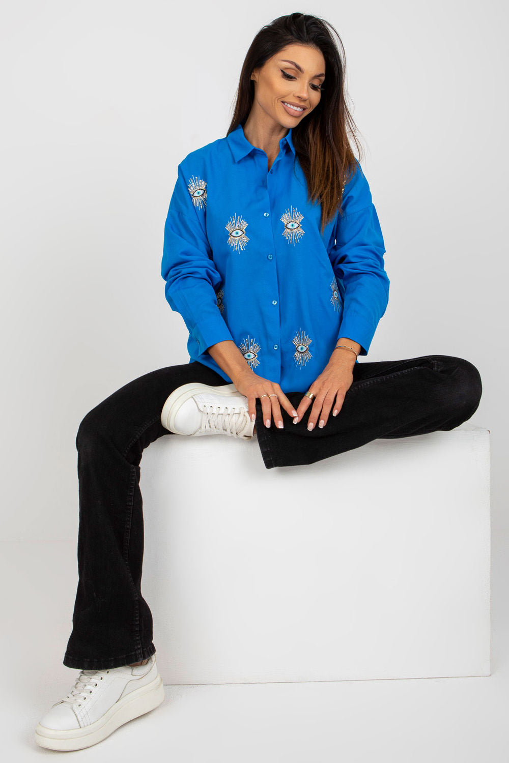 Long sleeve shirt model 181624 Elsy Style Shirts for Women