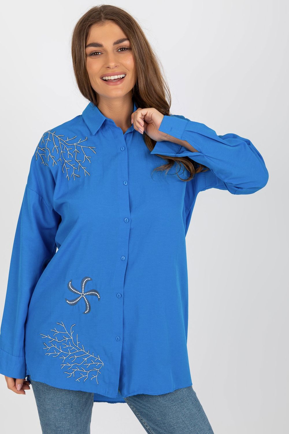 Long sleeve shirt model 181625 Elsy Style Shirts for Women